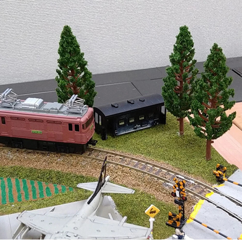 20pc 11cm Pine Trees for O Scale Model Train Railroad Landscape