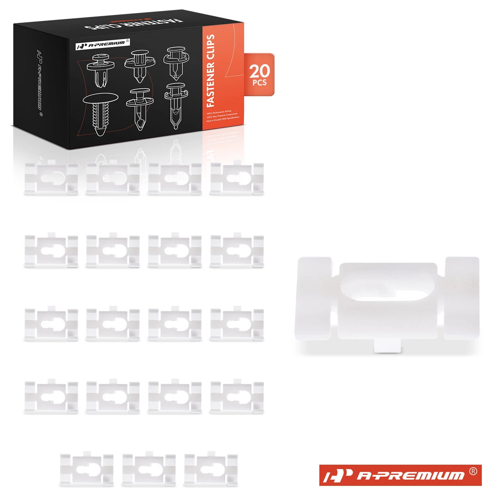 Quarter Belt Reveal Moulding Clips for GM (24.61mm) (20-Piece) (2000–2005)