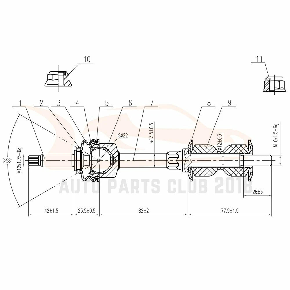 10x Front Control Arms & Tie Rod Ends for Ford F-150 (2005–2008)