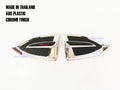 Chrome Side Vent Door Cover Trim for Mitsubishi L200 Triton Pickup (2015-2019)