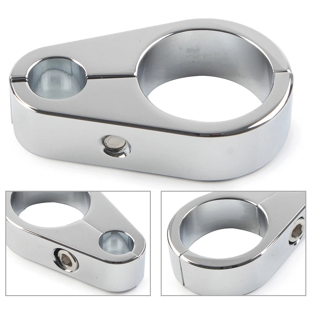 Brake Clutch Cable Wire Clamp Clip for Harley 1'' Handlebar