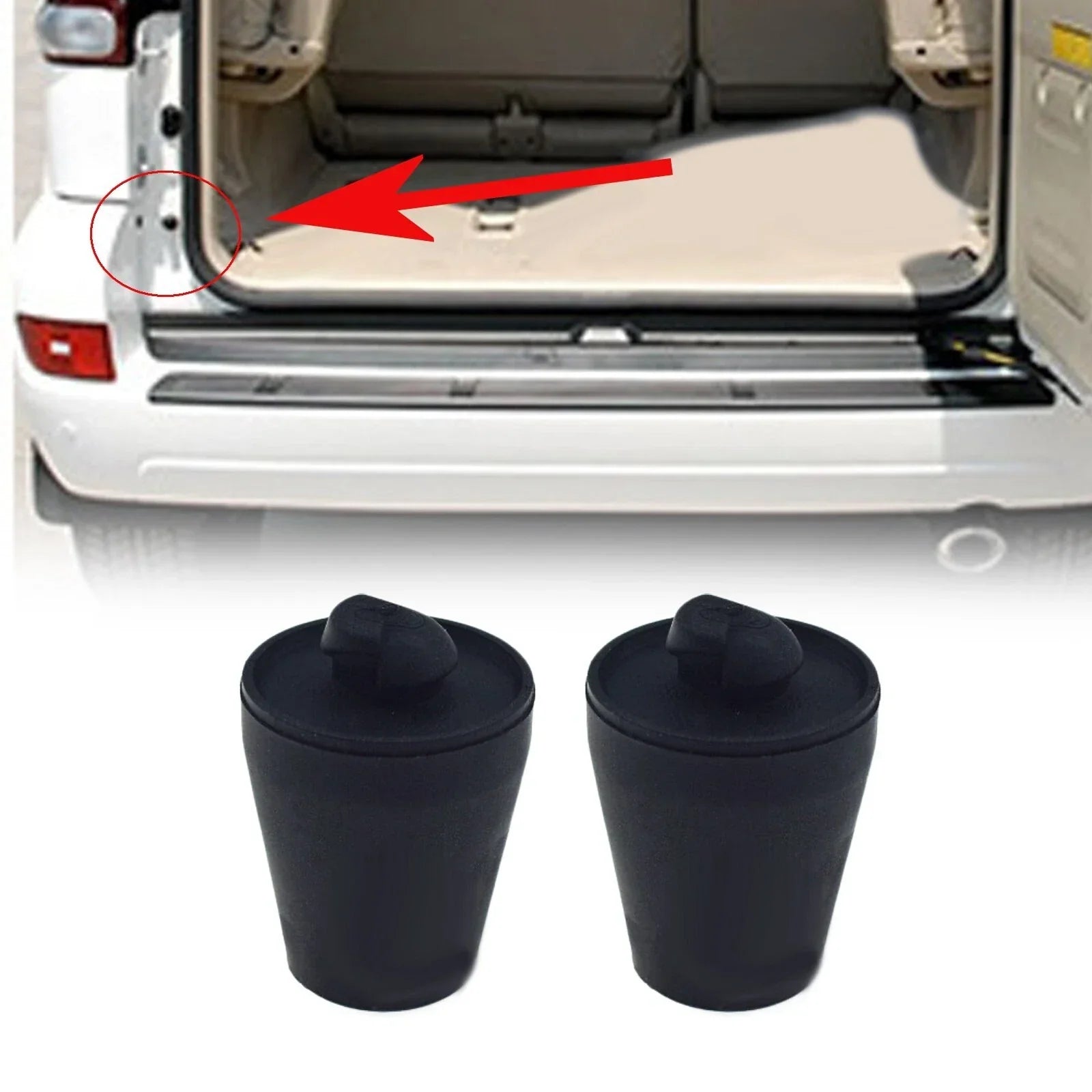 Back Door Rubber Stop Cushion for Toyota RAV4 (2009–2012)