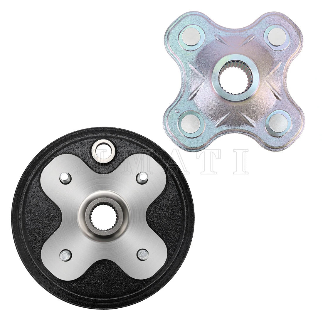 Rear Wheel Hub & Brake Drum for Yamaha (2HR-25383-01-00, 3HN-25111-02-00)