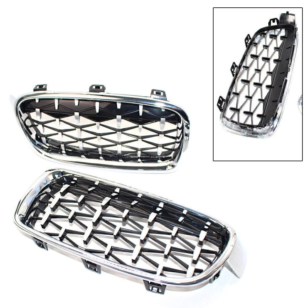 Chrome Front Kidney Grille for BMW F30 F31 320i 328i 330i 335i (2012–2018)