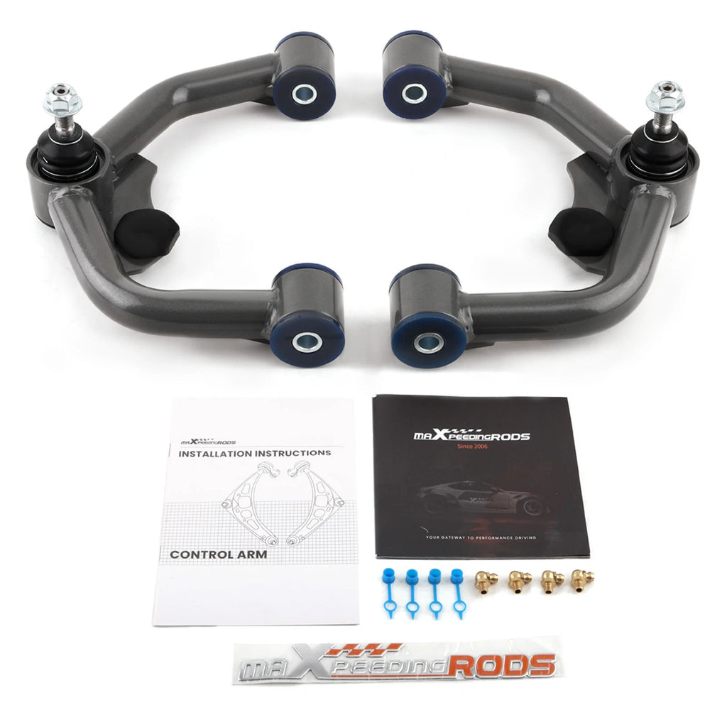 2x Front Upper Control Arms Kit 1-3" Lift For Nissan Frontier Pathfinder Xterra | Bolt-On | Right | Steel | 2 Years Manufacturer Warranty