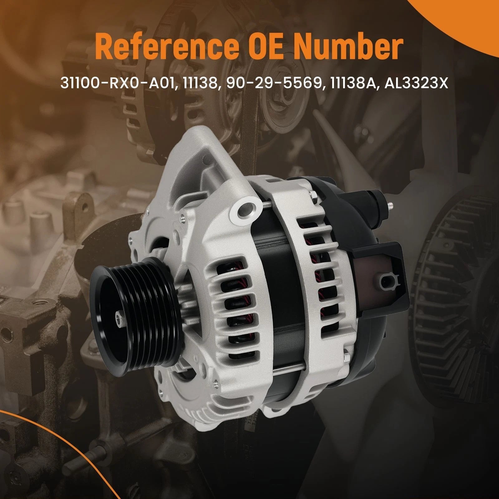 Alternator for Honda CR-V 2012-2014, Honda Civic 2012-2015