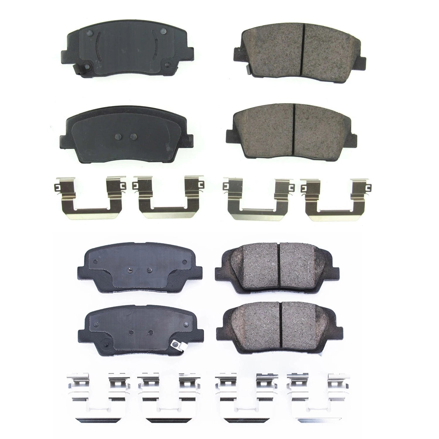 PowerStop Front & Rear Ceramic Disc Brake Pads Kit for G70 Stinger (2018–2023)