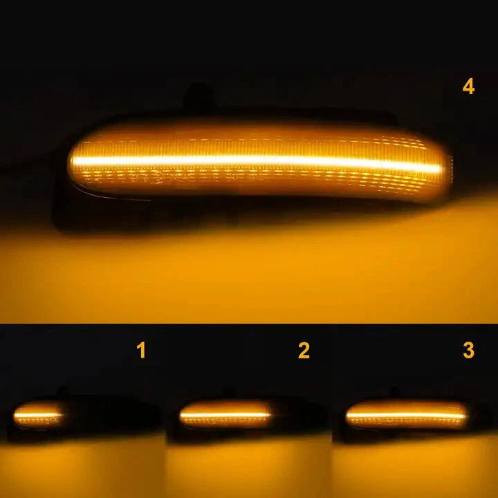 Sequential LED Side Mirror Turn Signal Light for Mercedes W203 C-Class (2000–2007)