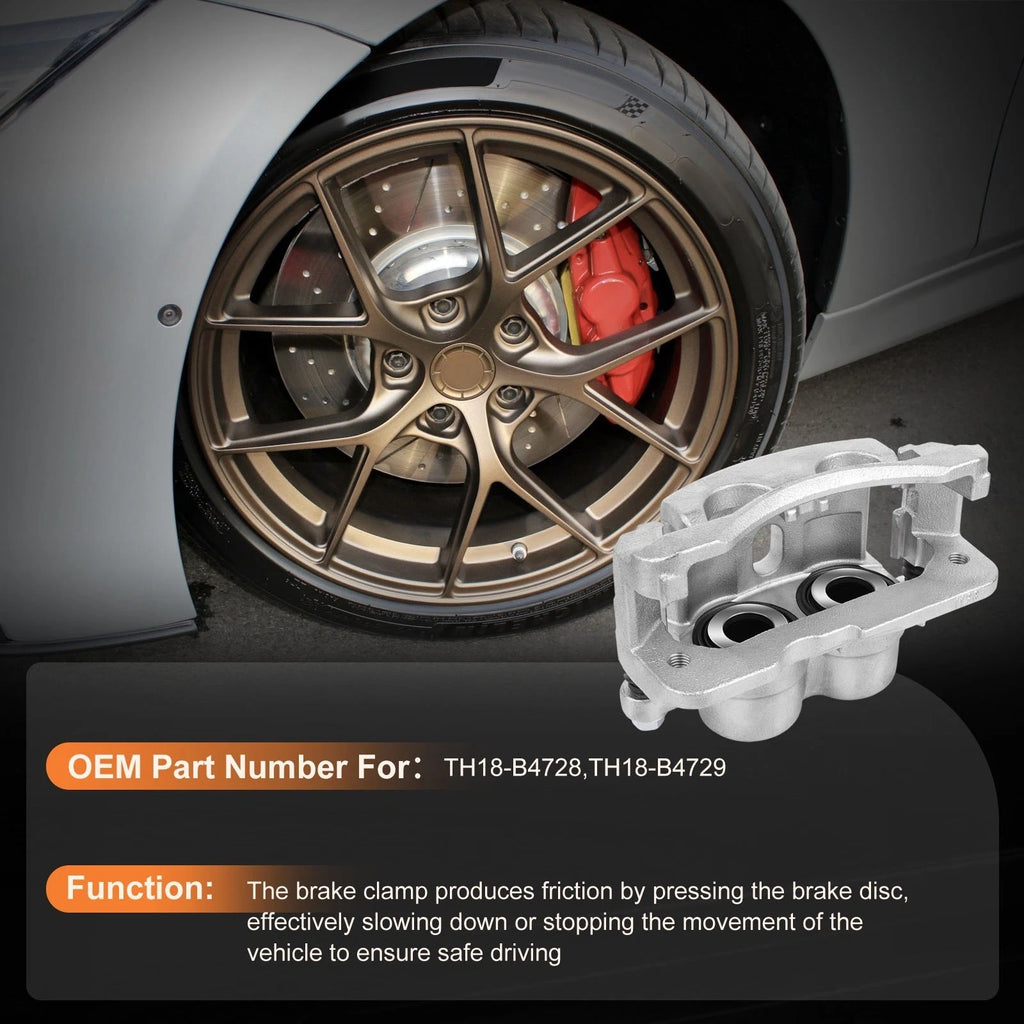 Brake Calipers w/ Bracket Assembly Pair for GMC Yukon XL 1500 (2000–2006)