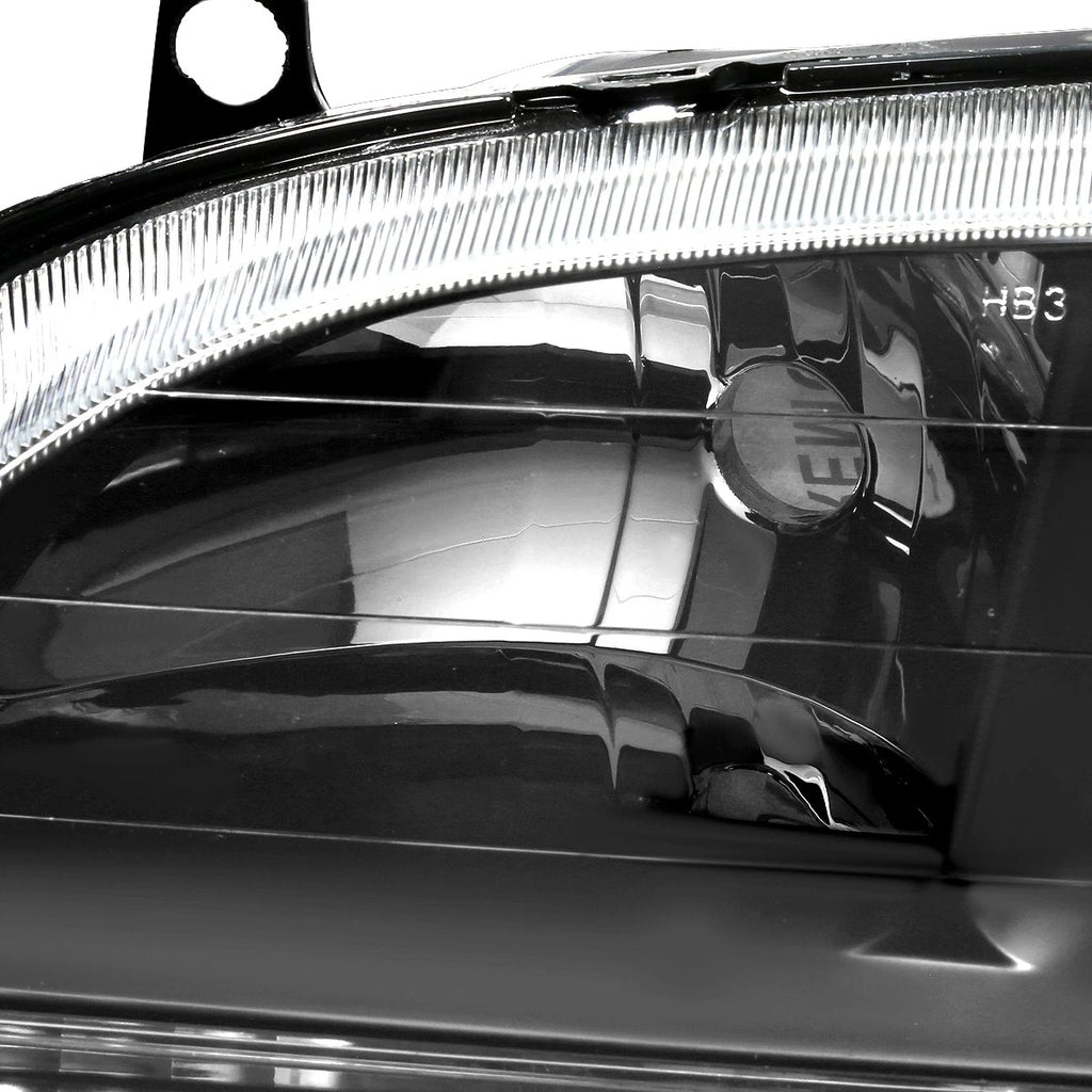 Pair of Black/Clear Signal Headlights for Honda Civic (1998–2002)