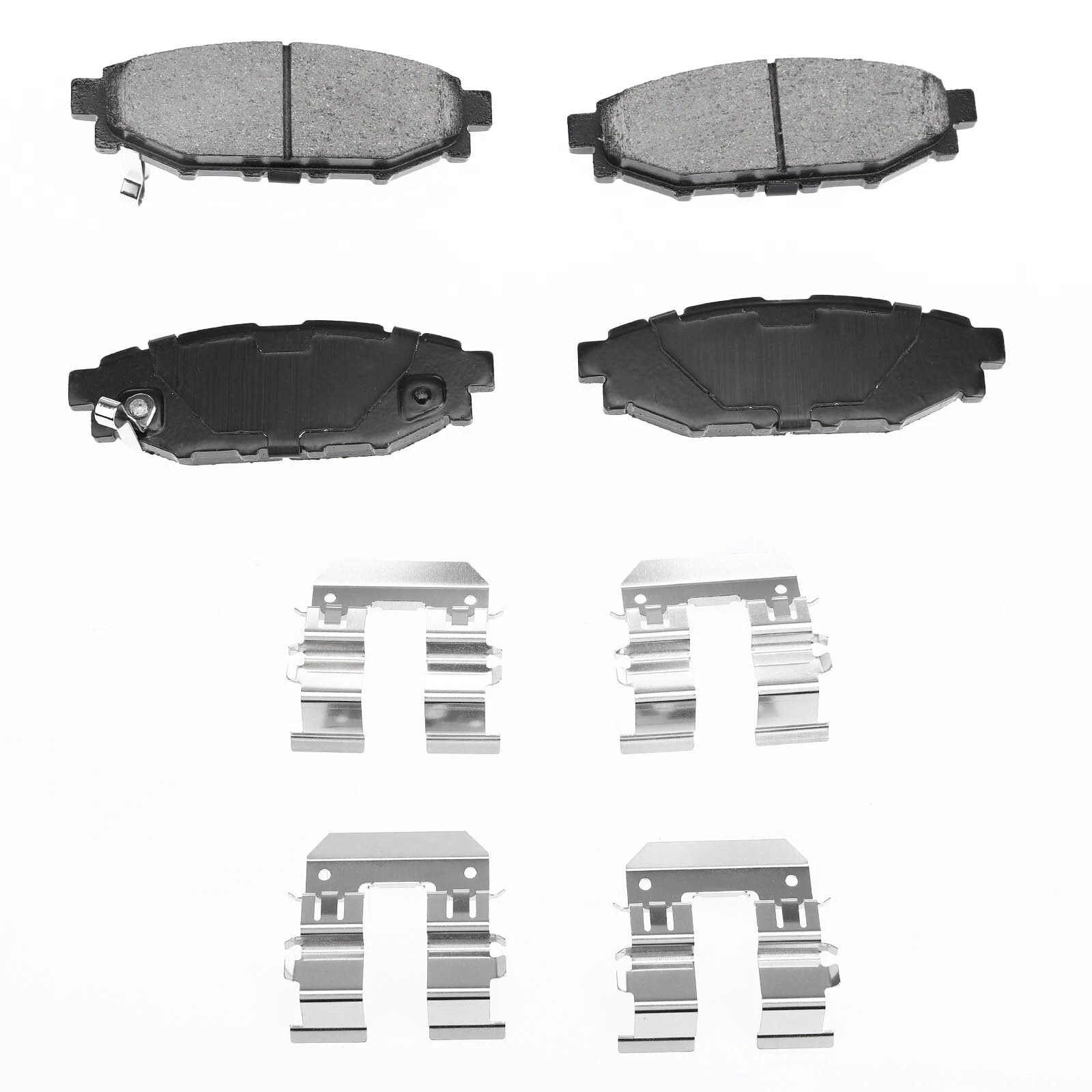 Rear Drilled Brake Rotors & Ceramic Pads for Subaru Forester Impreza