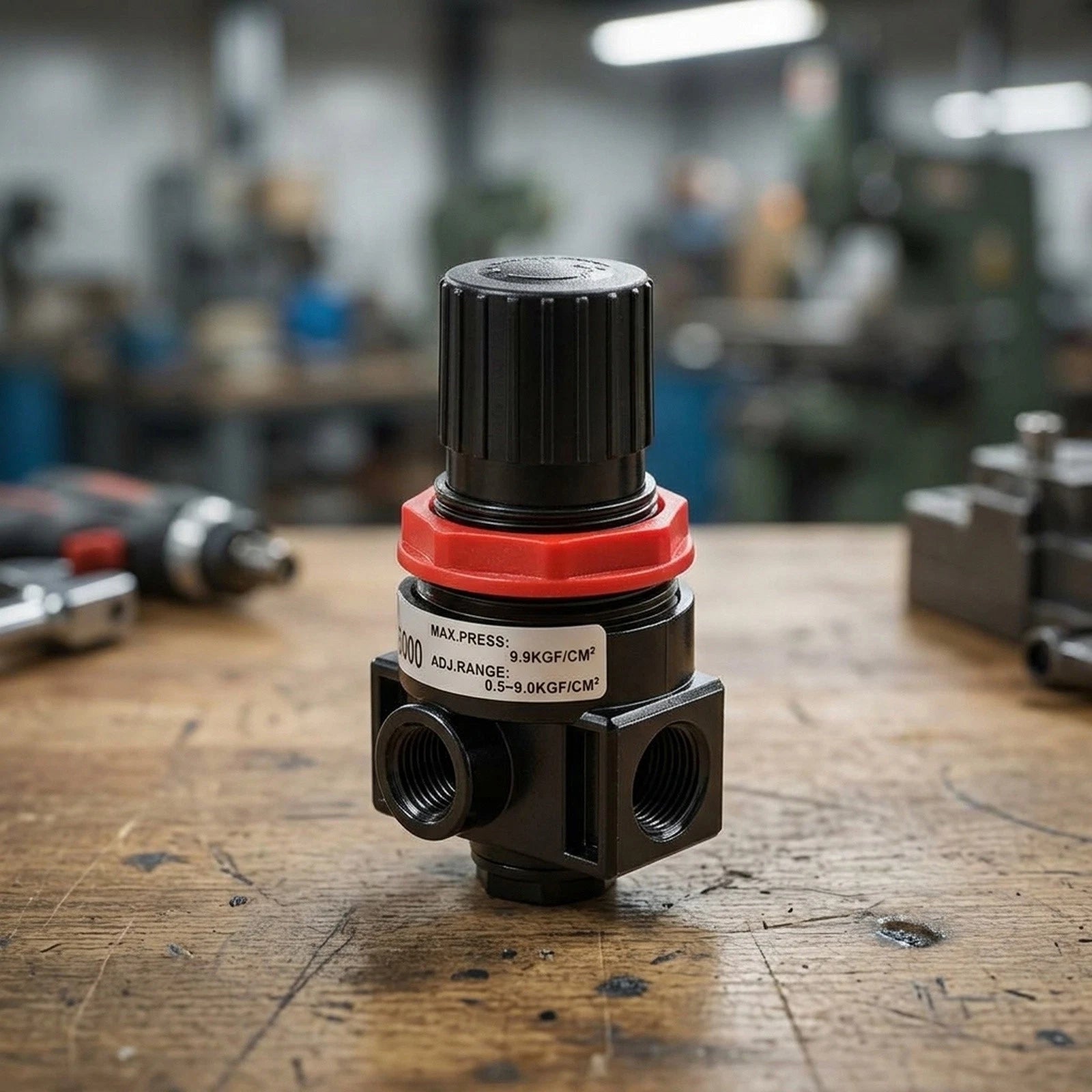 Lock Knob Regulating Valve for Fine Tuning Pressure Settings
