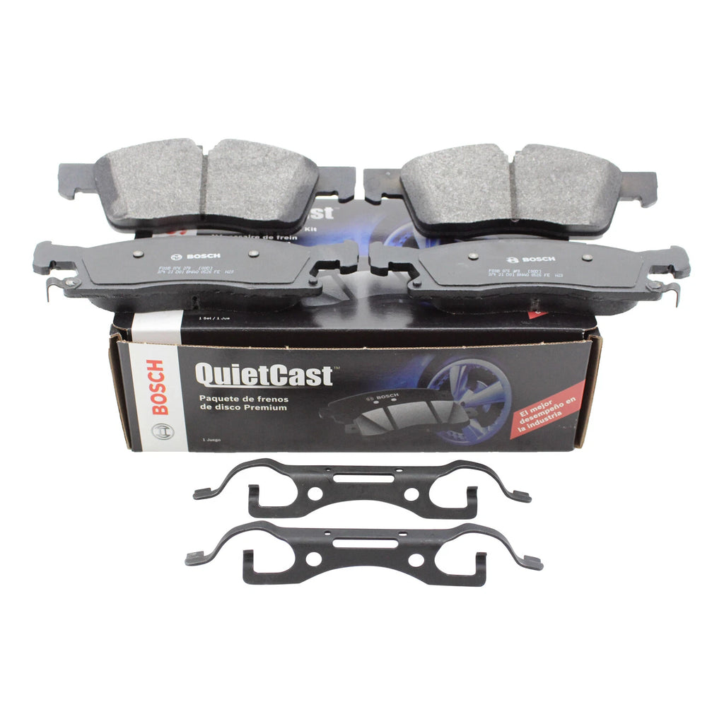 Set of 4 Bosch QuietCast Front Semi-Metallic Brake Pads for Dodge Jeep