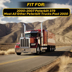 Hood Bumper Rest Bushing for Peterbilt 379 (2000-2007) Rubber Black