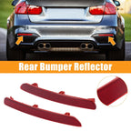 Pair Rear Bumper Reflector Strip Cover for BMW (2011–2017) 63147400207