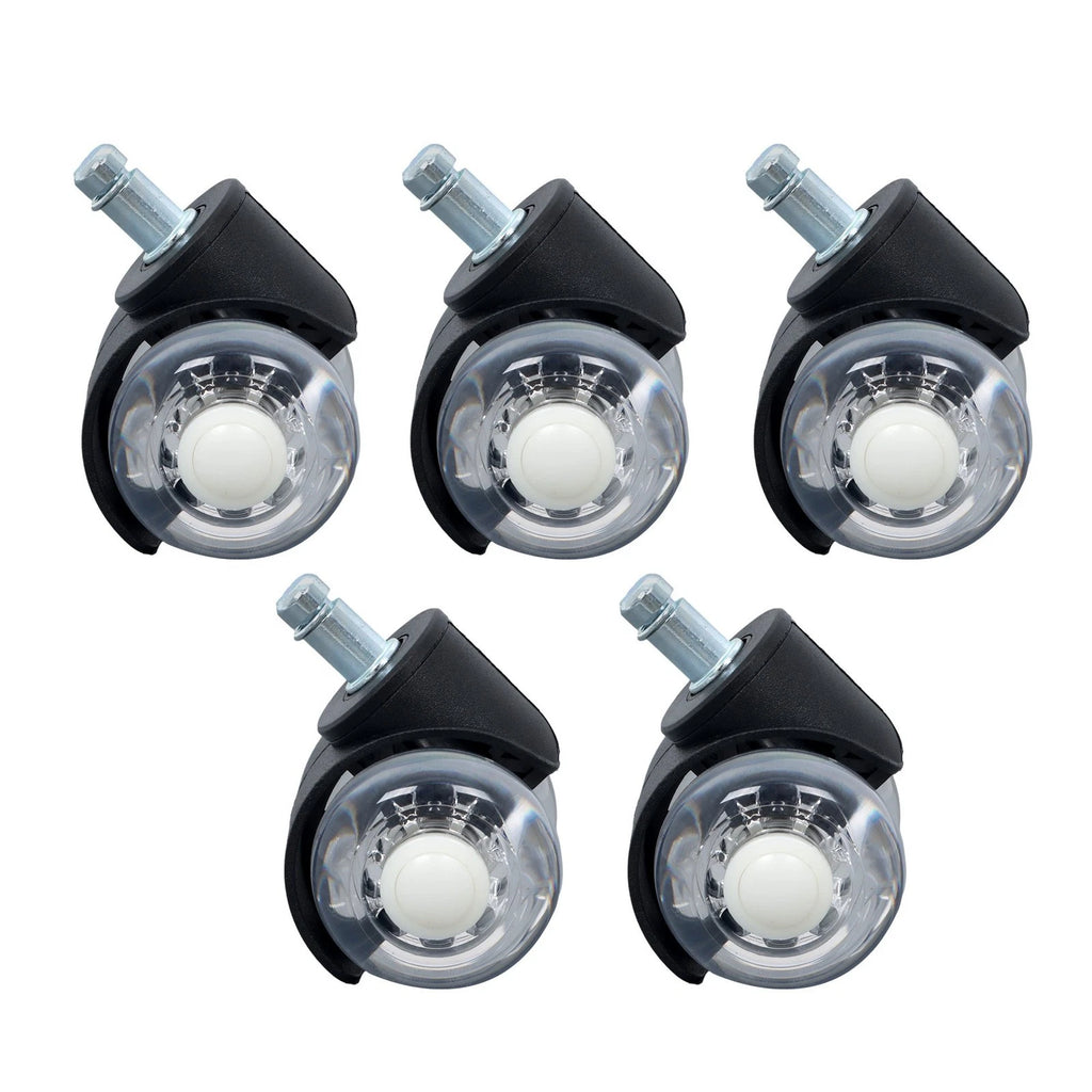 Set of 5 Heavy Duty 2" Swivel Wheels for Office Chair
