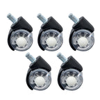 Set of 5 Heavy Duty 2" Swivel Wheels for Office Chair