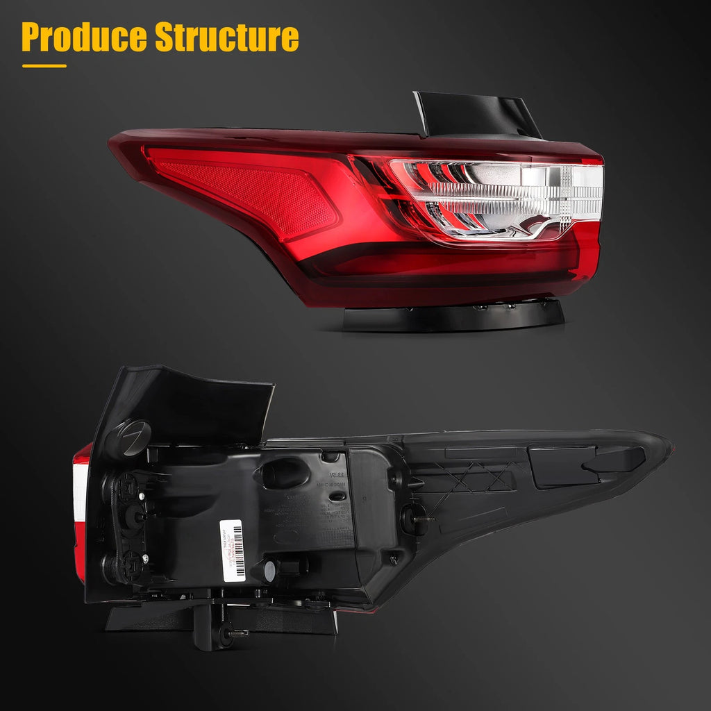 Tail Light Assembly for Chevy Traverse (2018–2021) LED DRL Left Driver Side