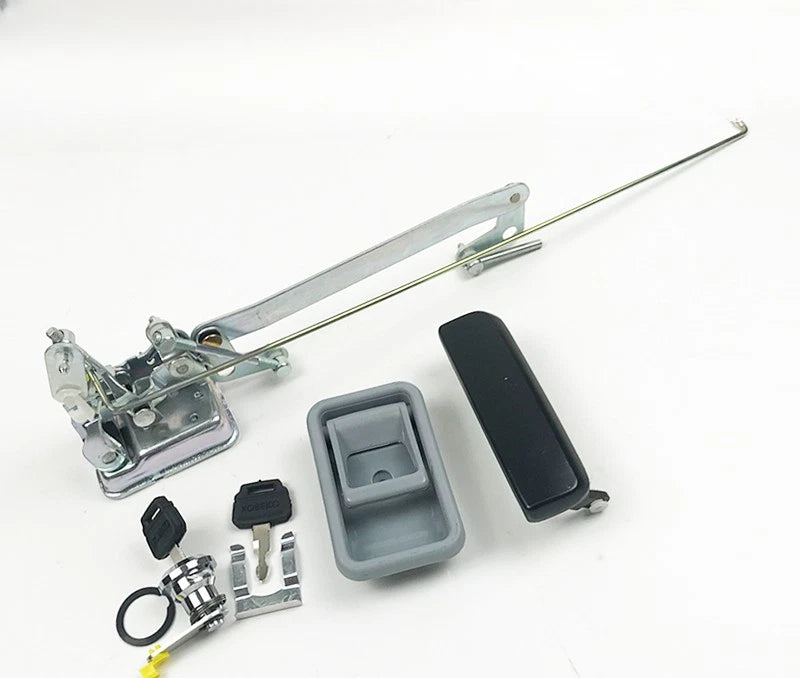 Cab Door Lock Assembly for Kobelco SK140, SK200, SK210, SK250, SK350 (2006–2018)