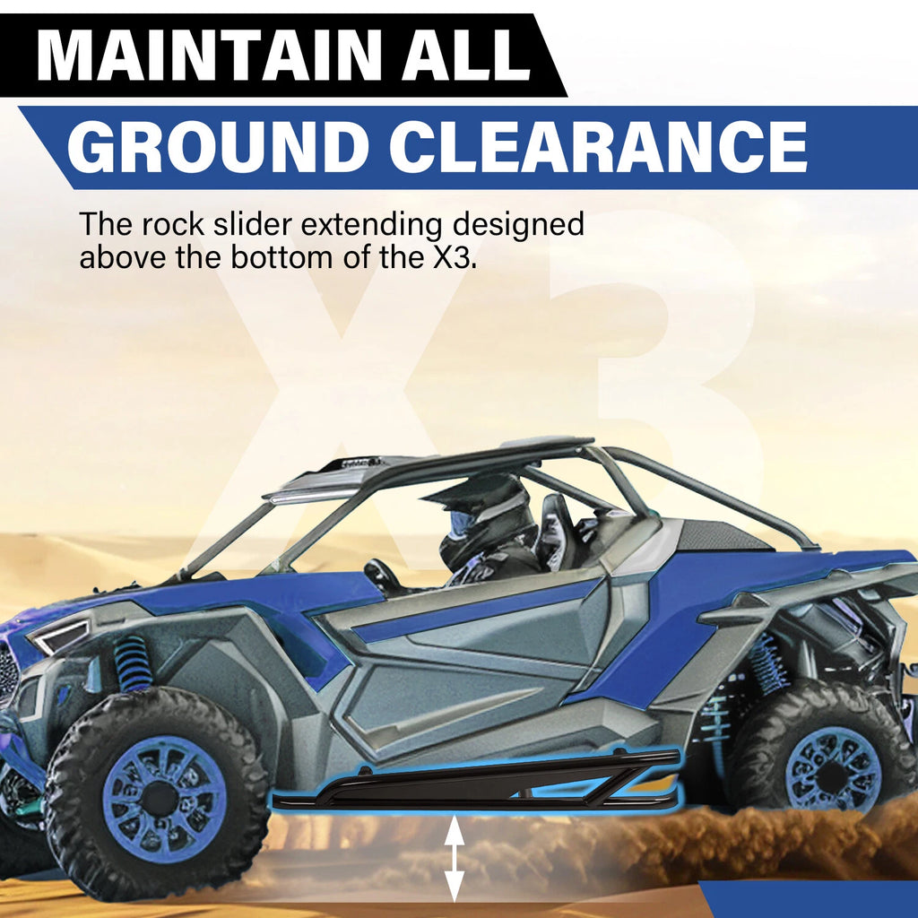 Rock Sliders for Can Am Maverick X3 (2017–2025) 2-Seater