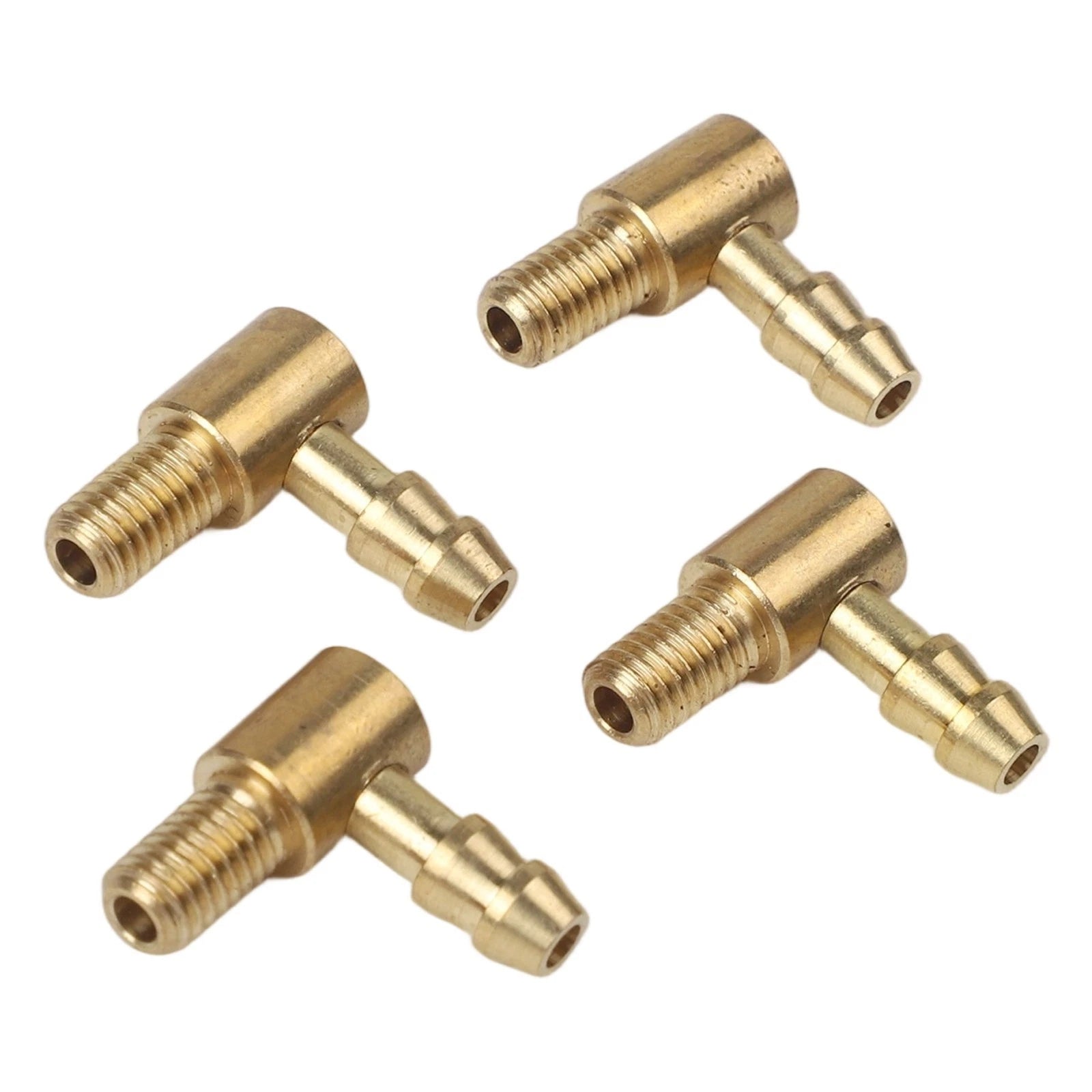 4pcs Fuel Water Nozzle 90 Degree for RC Boat (Stainless)