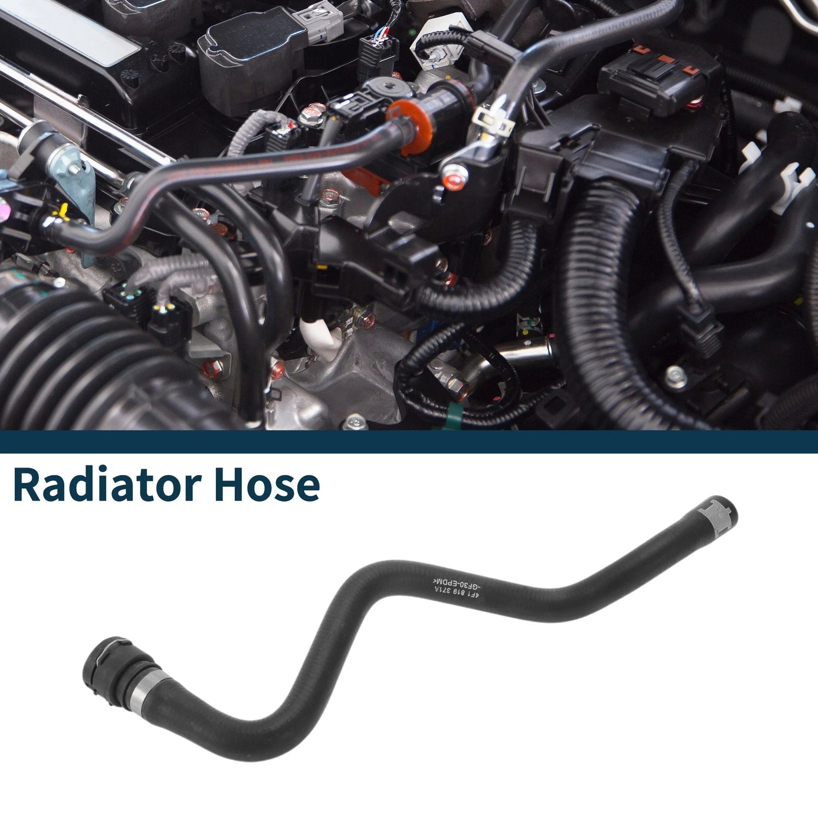 Radiator Hose Heating Water Pipe for Audi A6L (2005–2012) 4F1819371A Rubber
