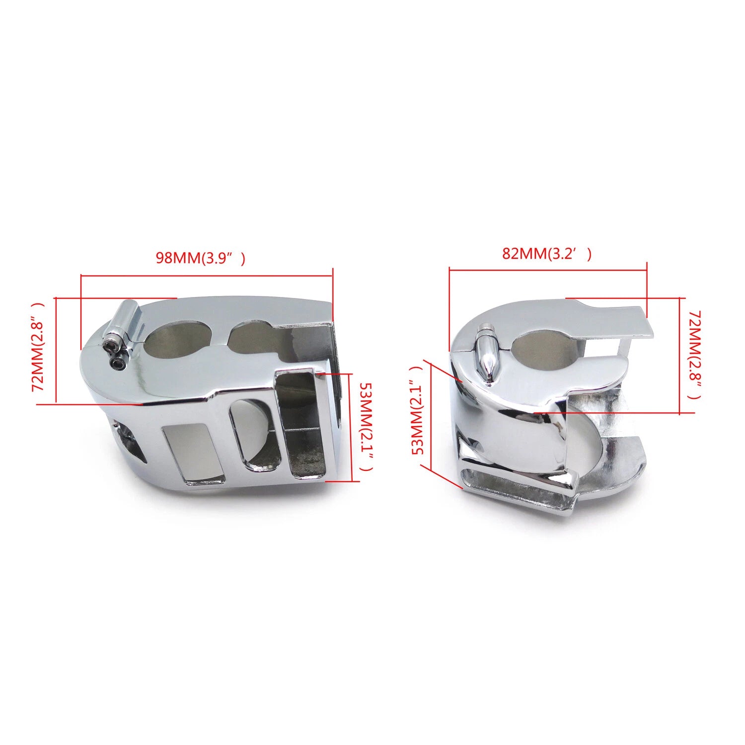 Chrome Switch Housing Cover for Yamaha XVS V-Star 1100 (1999–2012)