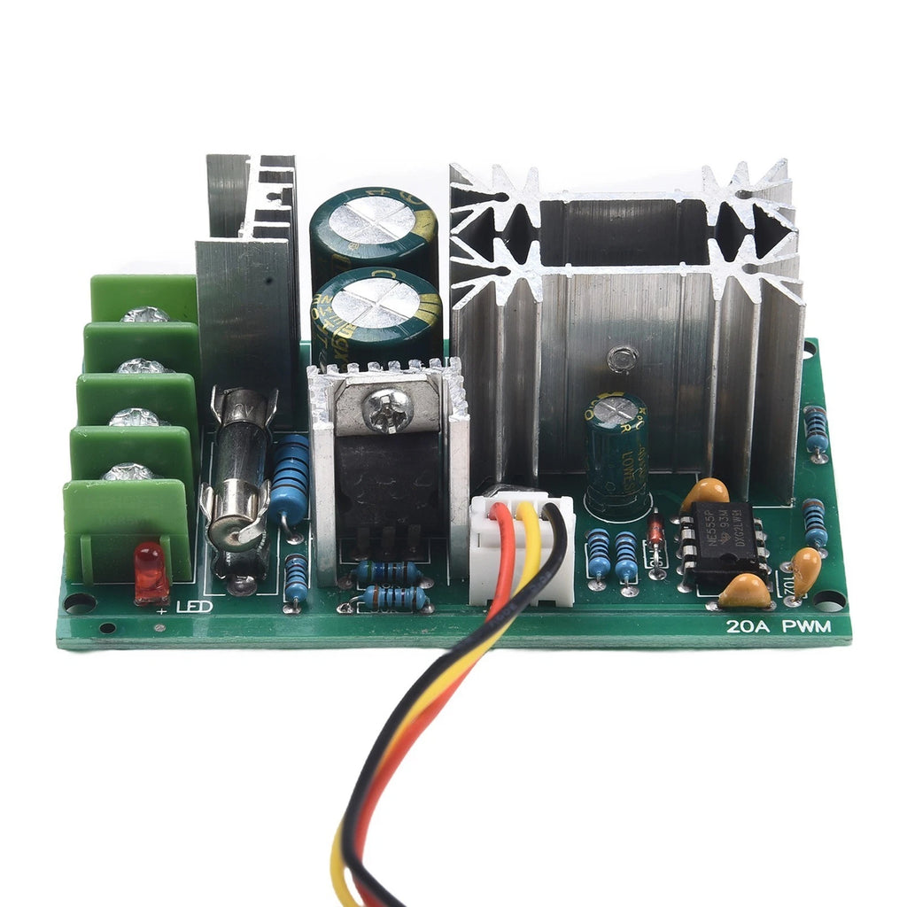 Compact DC Motor Speed Controller 20A Capacity for
