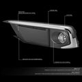 Clear Lens Bumper Fog Light Set for Honda Civic Coupe Sedan (2019–2020)