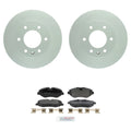 Bosch Front Rotors & Semi-Met Disc Brake Pad Kit for Sprinter 2500 (2010–2018)