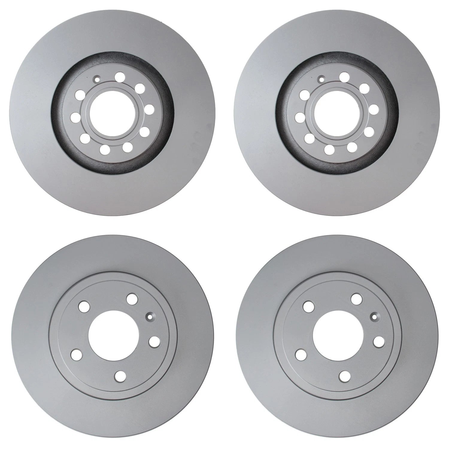 Hella Brake Rotors Kit 320mm Front 288mm Rear for Audi A4 A4 Quattro (2005–2009)