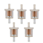 5X Fuel Filter for Briggs & Stratton Lawn Mower (493629, 5065, 5065D, 691035)