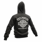 Fleece Full-Zip Hoodie for Harley-Davidson (Men's, Solid Black)