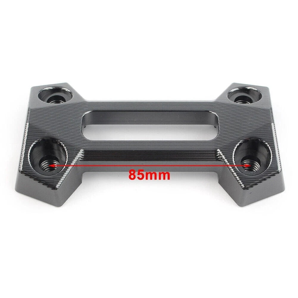 HandleBar Fat Bar Riser Mount Clamp Top Cover for Kawasaki Z900 (2017–2022) RED