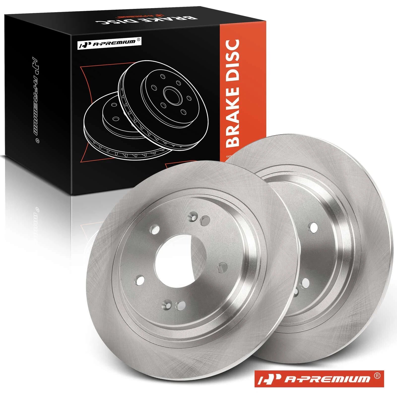 Rear Disc Brake Rotors for Hyundai Kona (2018–2022) Kia Seltos (2021–2022)