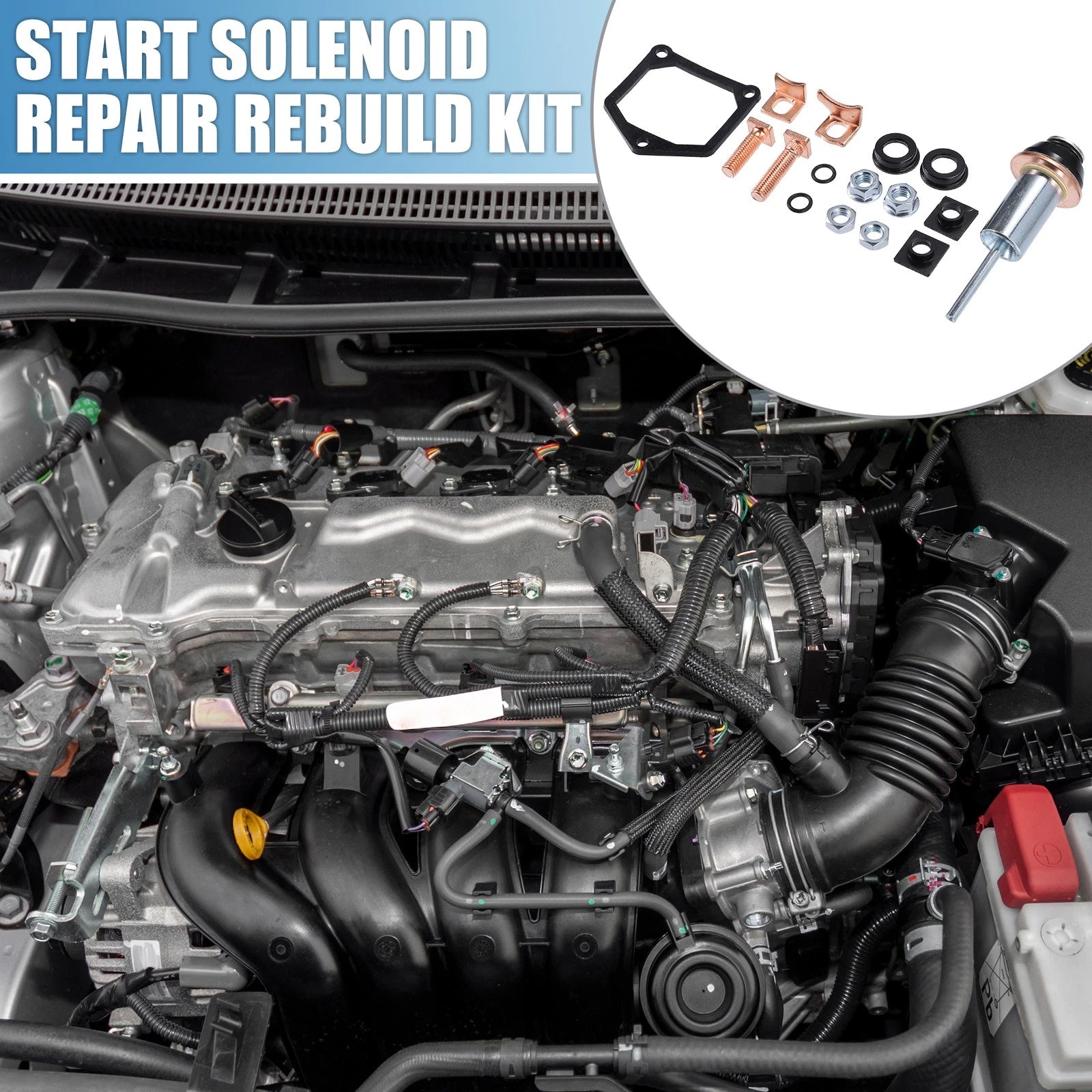 Start Solenoid Repair Rebuild Kit for Toyota Tacoma (1995–2007)