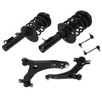 6PCS Front Struts w/ Control Arms for Ford Focus (2006–2007) 172257