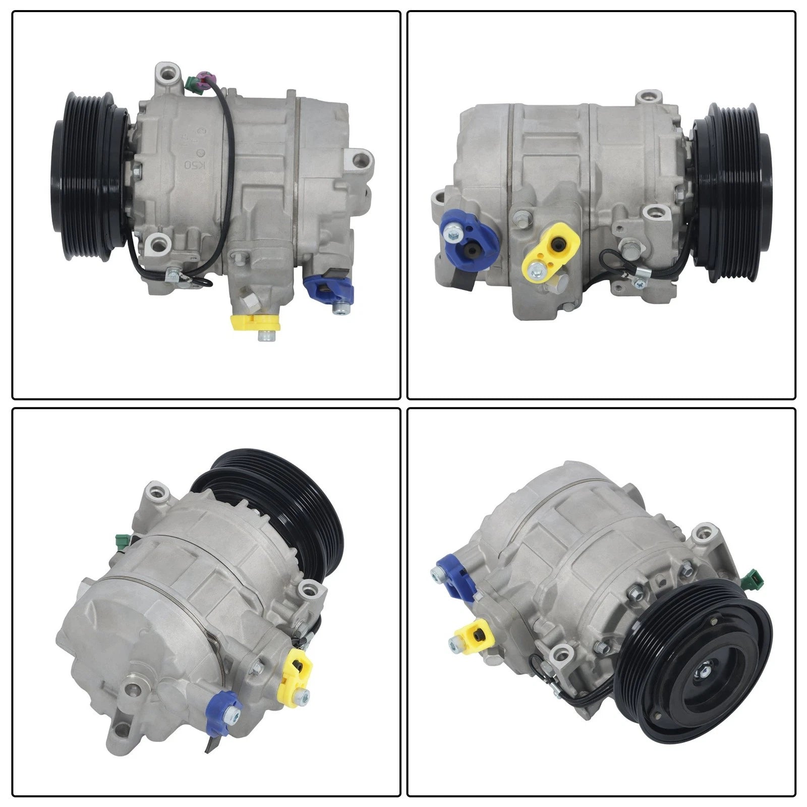 A/C Compressor with Clutch for Audi A4 A6 A8 Quattro S6 S4 S8 (1996–2009)