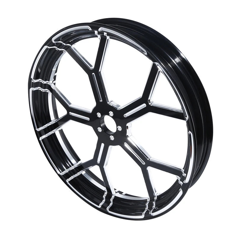 Set of 2 Front Wheel Rims with Single Disc Hub for Harley Electra Glide (1997–2021)