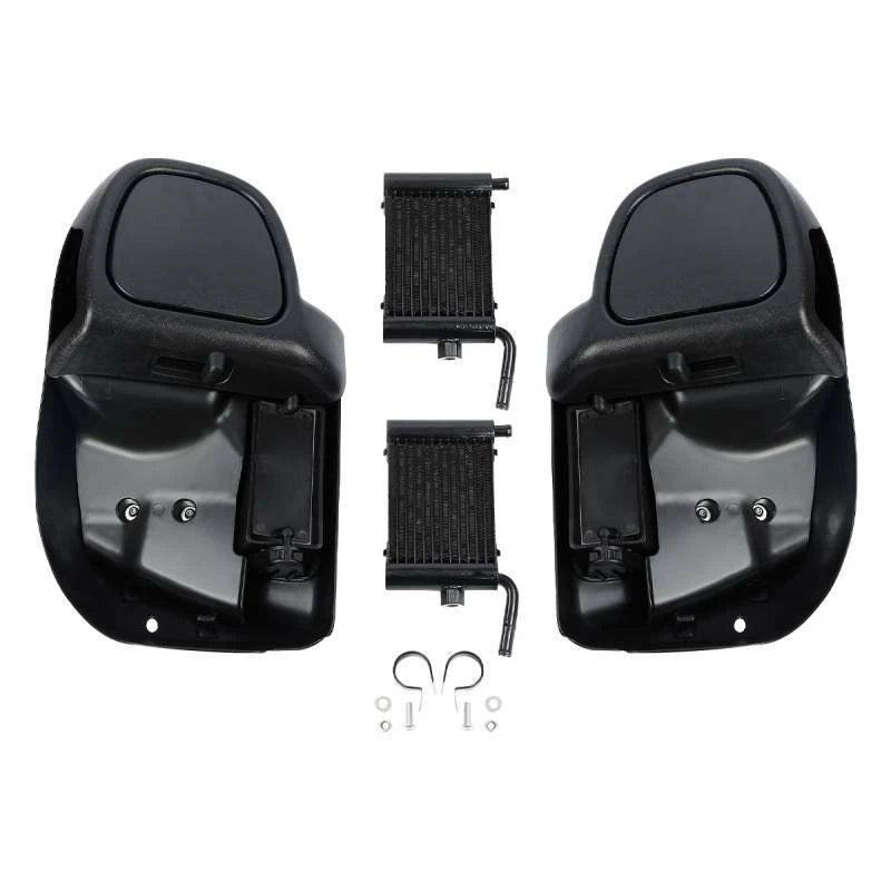 Lower Vented Fairing & Water Radiator Cooler for Harley Touring (2014–2024)