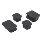 Set of 4 Front Axle Plugs Bridge Covers Rubber for Ford Bronco (2021–2022)