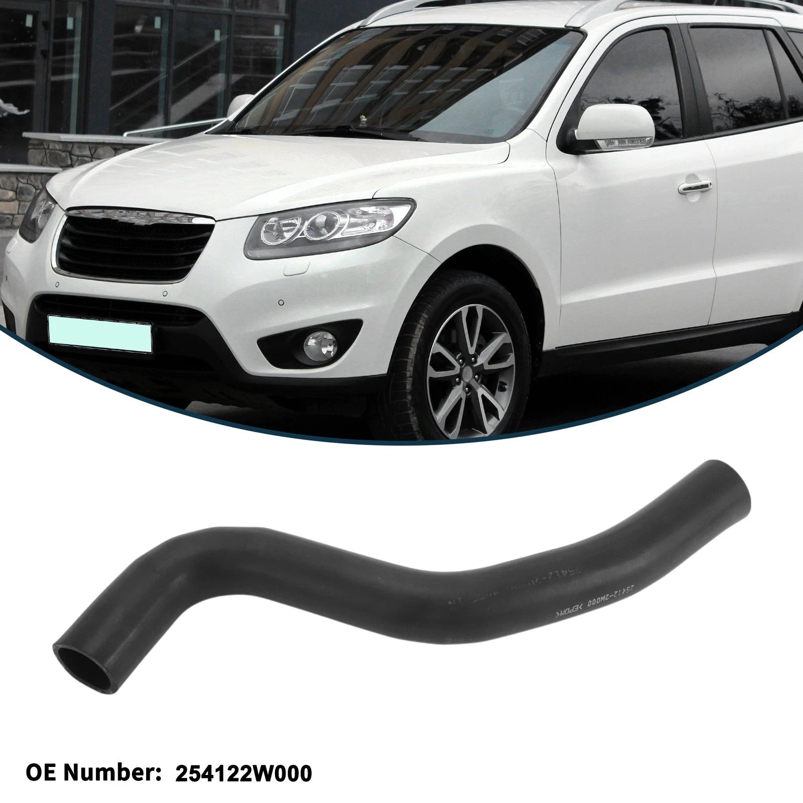 Radiator Hose No. 254122W000 for Hyundai Santa Fe (2015–2017)