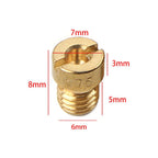 6mm Carburetor Main Jets 12pcs for Dellorto SHA PHBG (75-102)