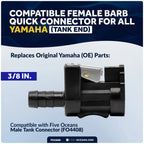 3/8 Barb Female Connector for Yamaha Engine & Tank End (FO2888)