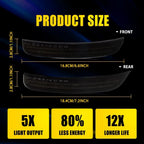 Smoked LED Side Marker Lights for Chrysler 300 (2015–2023)