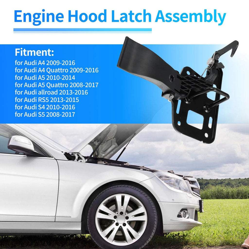 Hood Latch Lock 8T0823480 for Audi A5 Quattro (2010–2017)