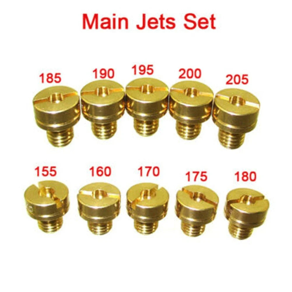 Main Jets / 155–205 for Mikuni Carburetor