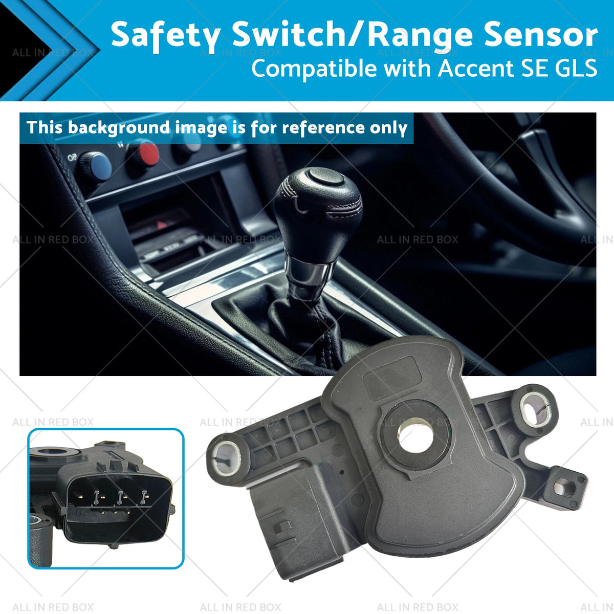 Neutral Safety Switch Range Sensor for Hyundai Accent Kia Soul (2006–2019)