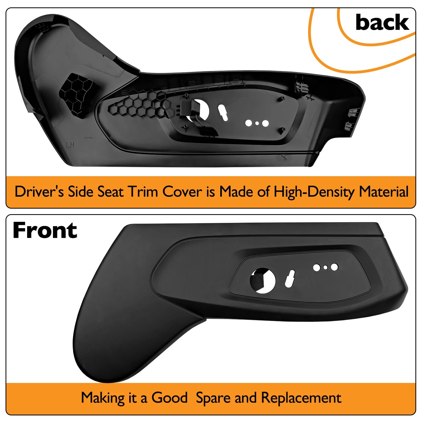 Left Driver Side Seat Trim Panel for Ford Explorer (2020-2023)