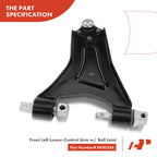 2X Front Control Arm with Ball Joint for Ford Contour Mercury Cougar (1995-2002)